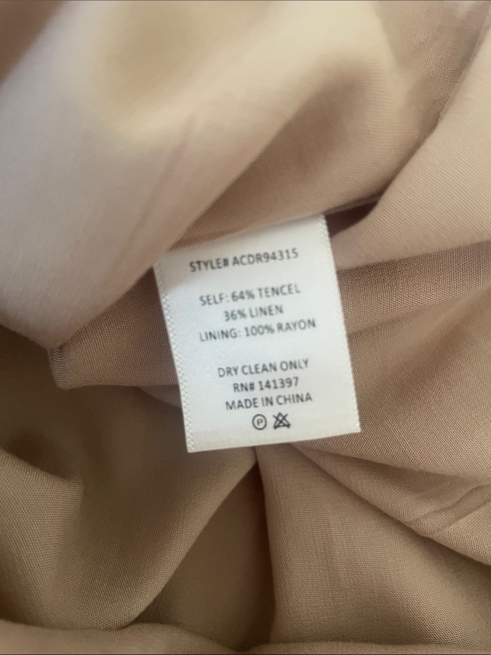 New Astr the Label Odette Linen Blend Wrap Dress size Small - Picture 12 of 12